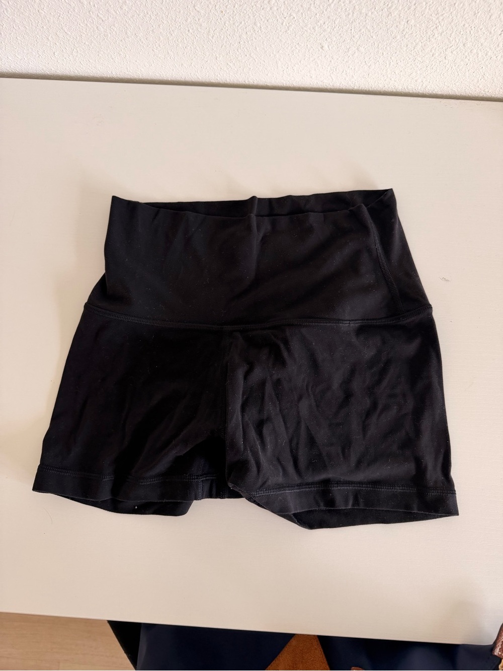 Aritzia Black High-Rise Bike Shorts